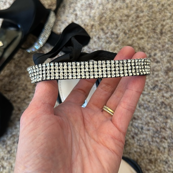 EUC Nina Vinnie Black Satin Shoes- worn once! Sz 8 - Picture 10 of 10